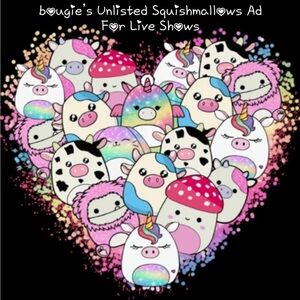 Unlisted Ad For Shows Squishmallows Item:_______________________________